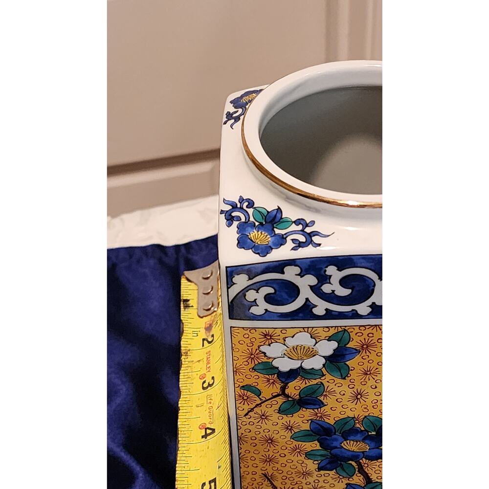 Vintage Kutani Takahashi Daiichi Toki Early 1970's Gorgeous Vase and Teapot - Picture 10 of 11